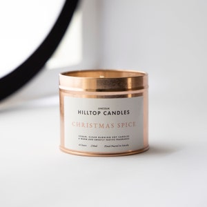 Christmas Spice Luxury Hand Poured Scented Soy Candle image 3