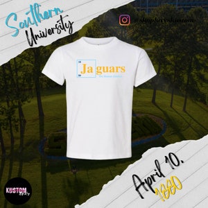 Southern University Chemistry Style T-Shirt | SU Jaguars