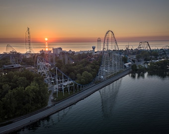 Cedar Point Art Etsy