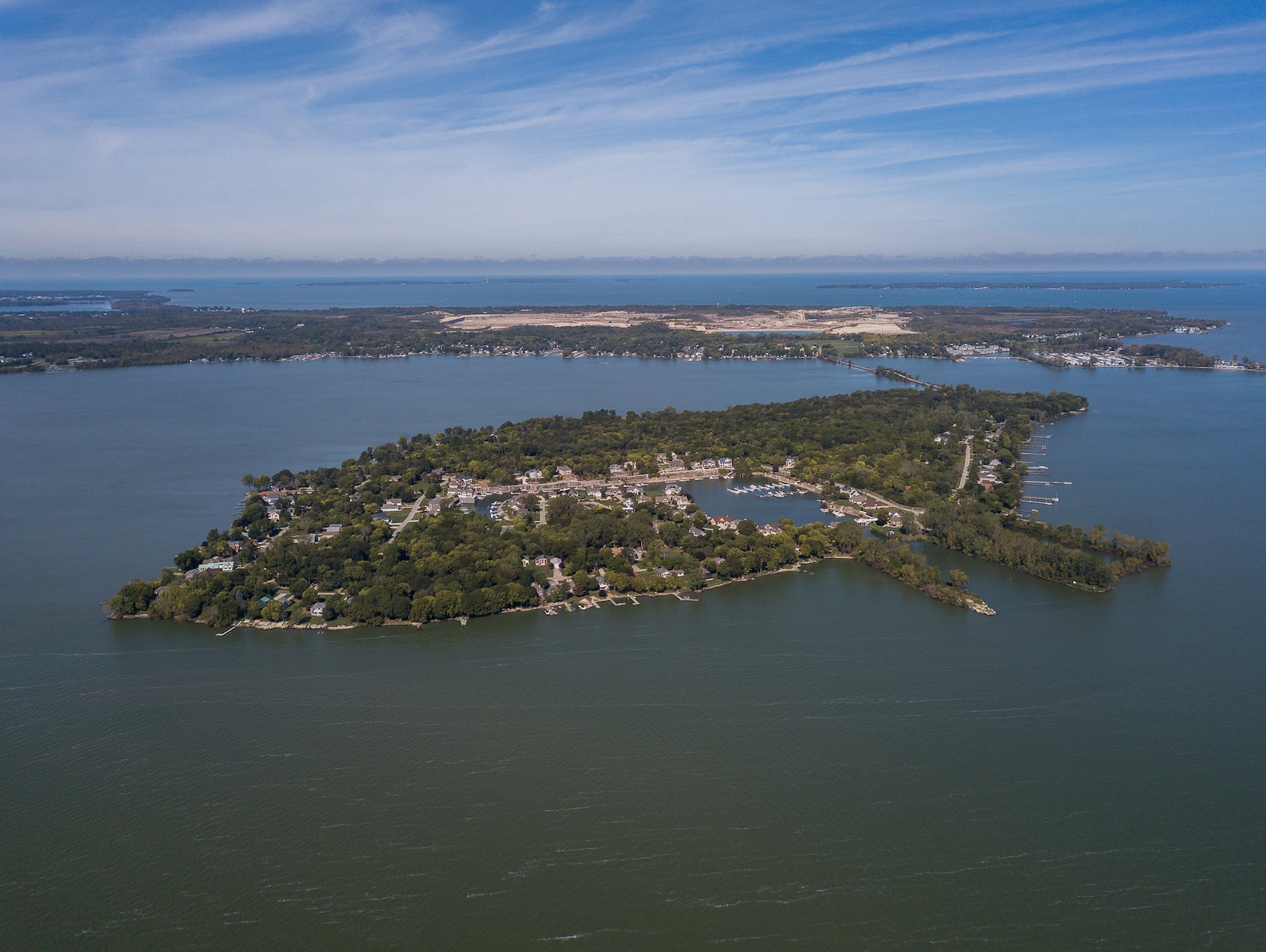 Johnson's Island Ohio Aerial Photo Print Etsy