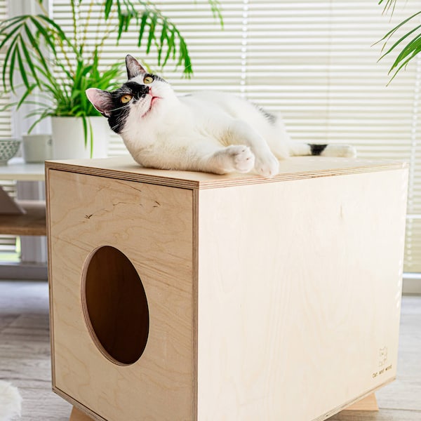 Hidden Litter Box Etsy