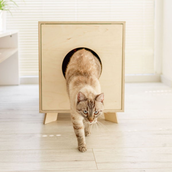 Cat Litter Box Enclosure Etsy
