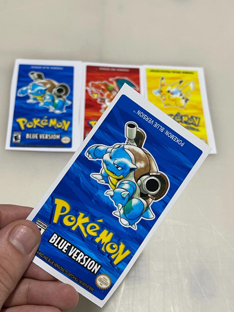Custom Nes Sticker Label Retro Monster Game Label Sticker – Classic NES & Game Boy Art Style for ...