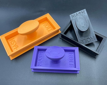 HashHole Press, 3D-geprinte bloemenpers. Rol eenvoudig en perfect de beste hashholes.
