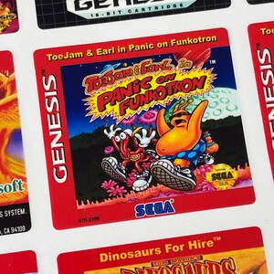 SEGA Cartridge Game Replacement Labels. Replace Your Game Labels With ...