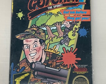 Gotcha 5 screw Varient CIB rare version NES Game Authentic