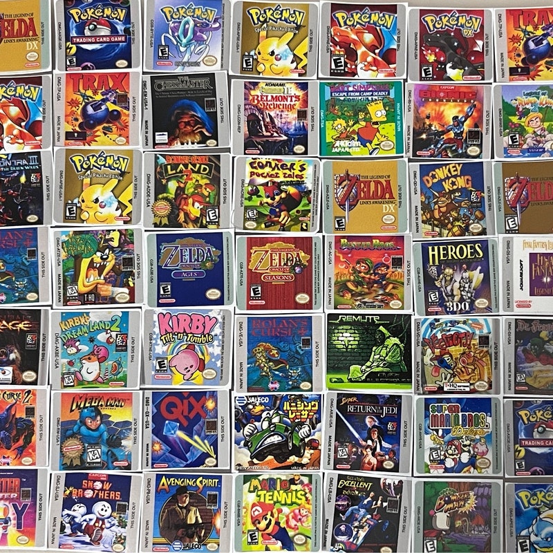 Gameboy Cartridge Sticky Notes - Etsy Canada