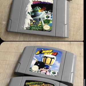 N64 Replacement Labels - Restore Your Damaged Labels. Great for Modding ...