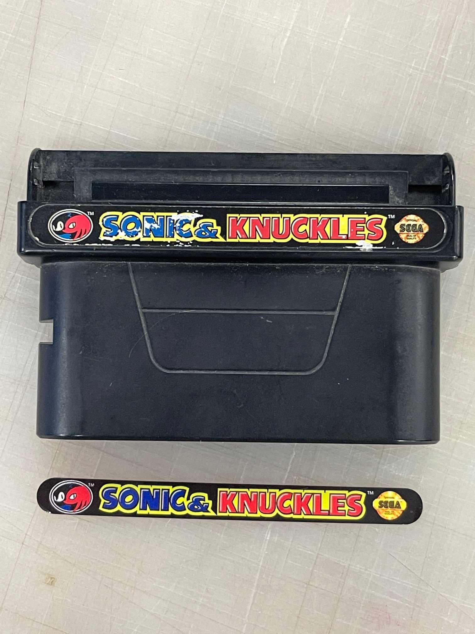 Sonic the Hedgehog 2 Sega Genesis Replacement Label Sticker 