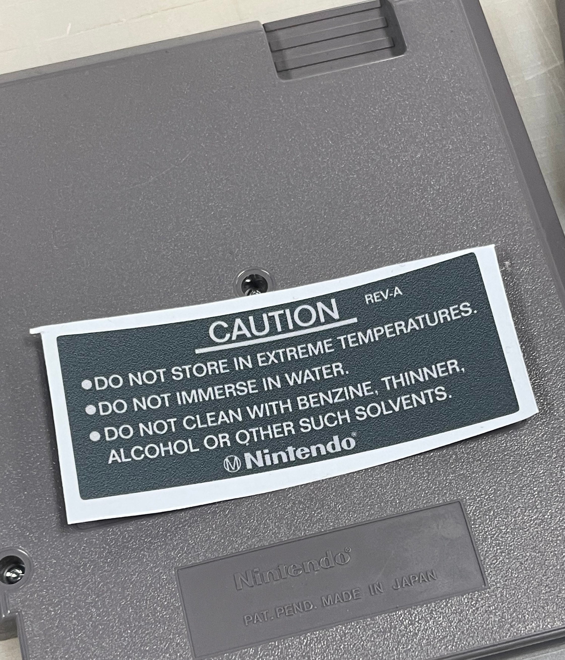 NES Cartridge Back Side Replacement Label Stickers Etsy