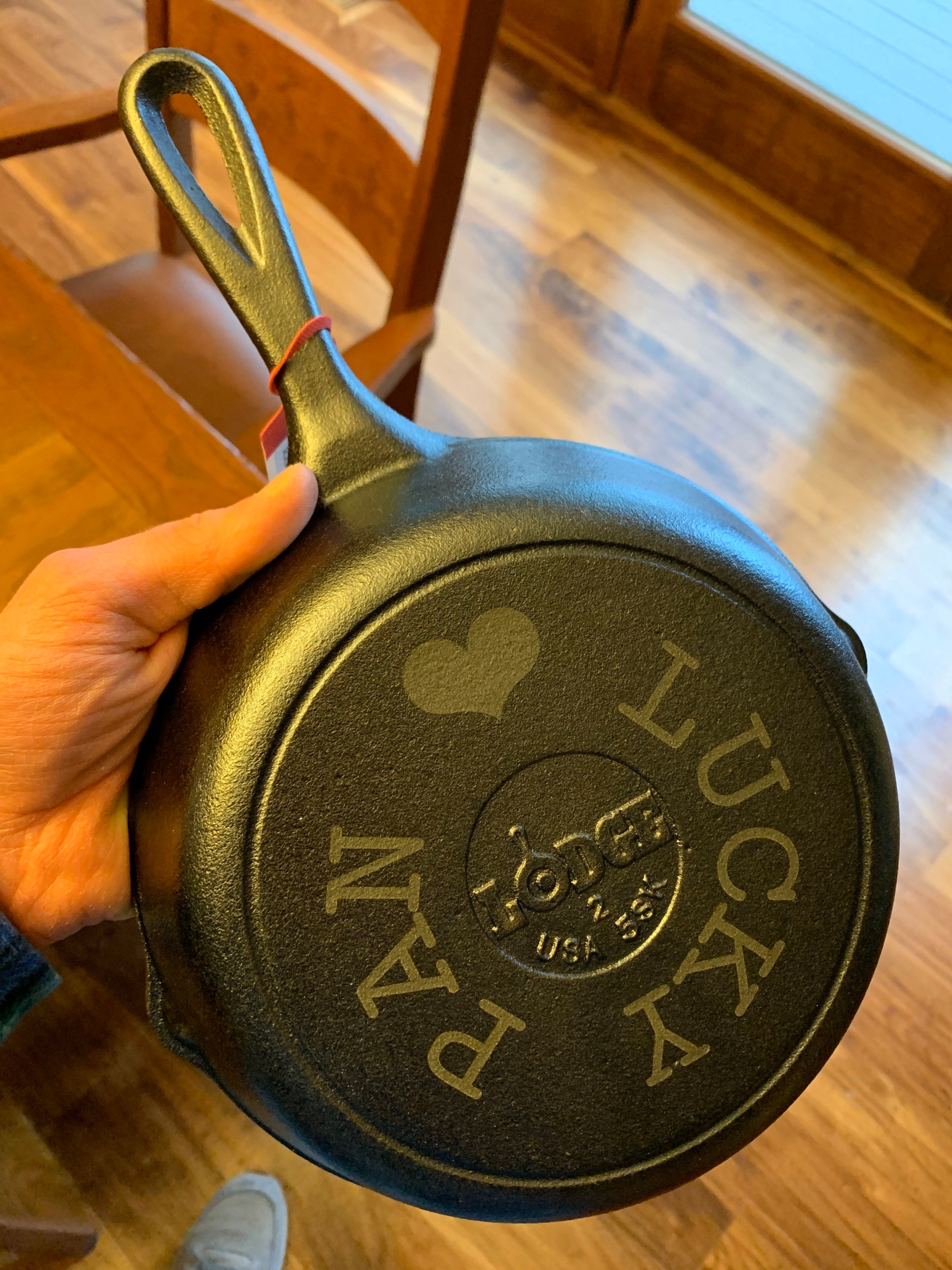 Custom Engraved Cast Iron Skillet Wedding Gift/House Warming | Etsy