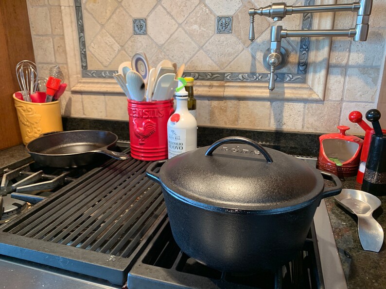 Custom Engraved Cast Iron Dutch Oven Wedding Gift/house Etsy