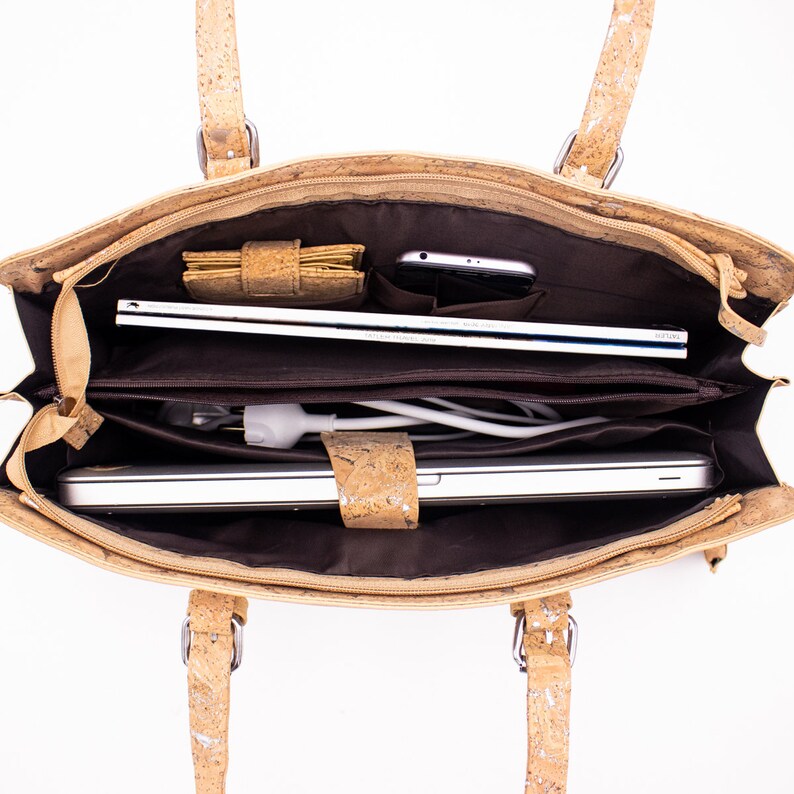 For her MATCHING PURSE FOR 1.00 Cork Shoulder Bag