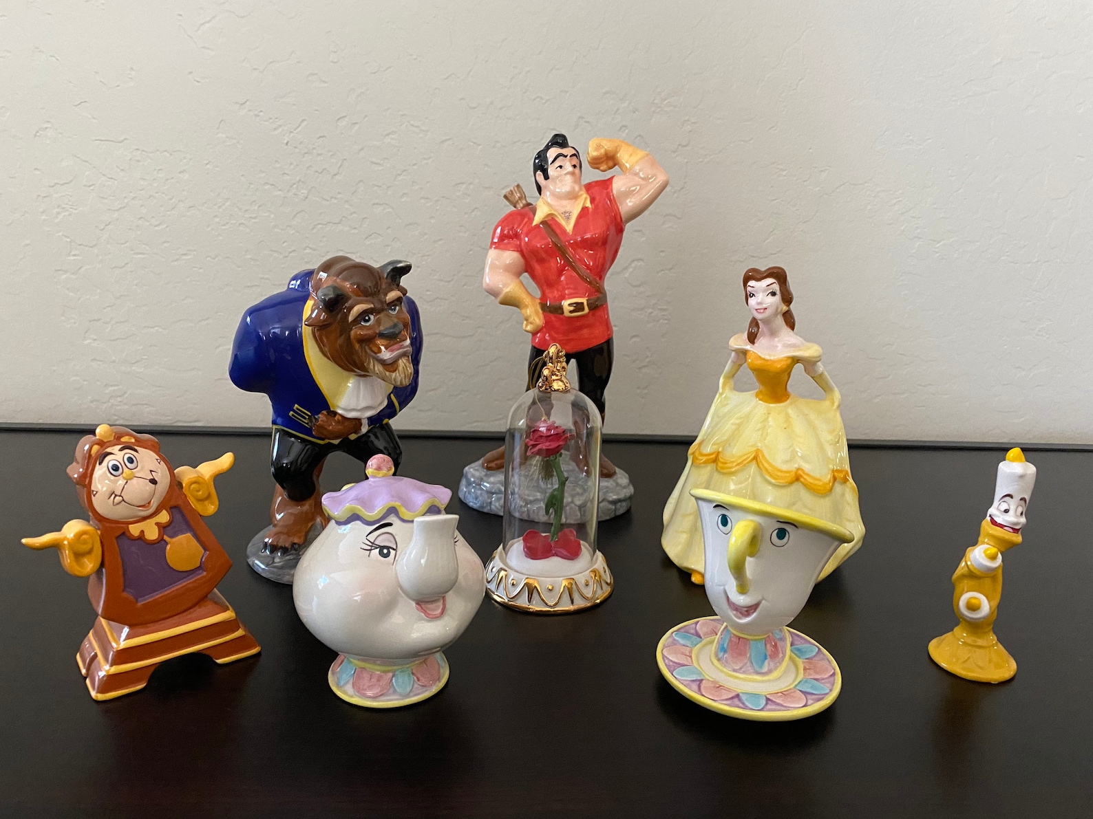 Walt Disney Beauty And The Beast Ceramic Figurine Set with Etsy