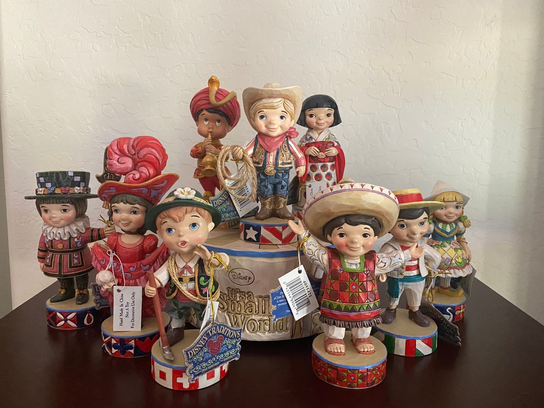 Jim Shore Disney Traditions It's A Small World 10 Piece Música Set