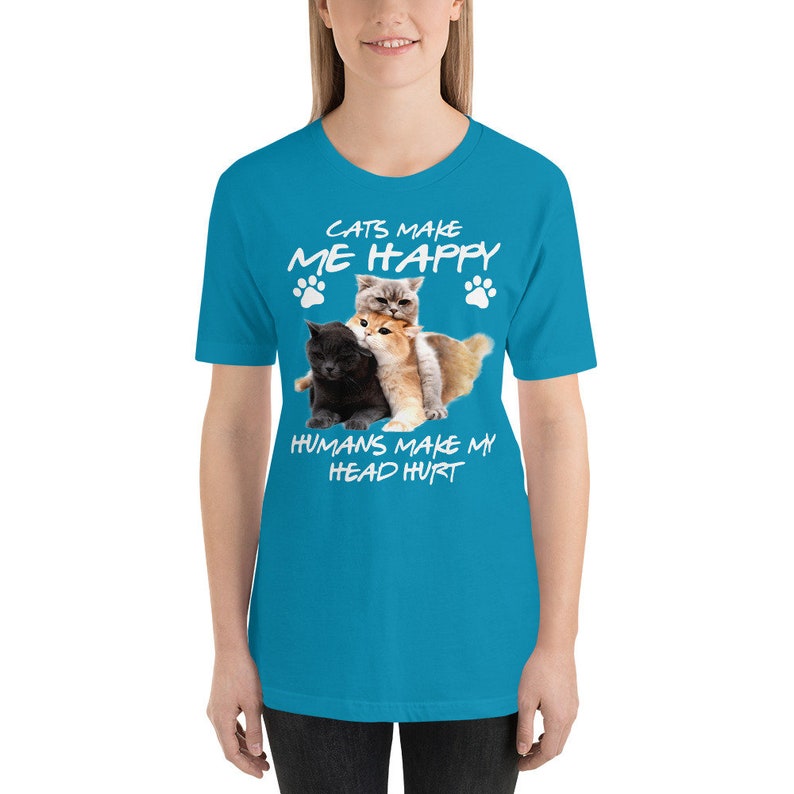 Cats Lovers Unisex TShirt/ Cat Funny Tshirt/ Cat Lovers Etsy