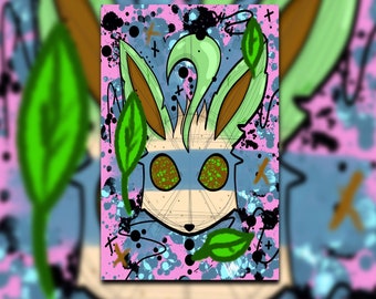 Leafon Glossy Art Print | Eevee-lution| Multiple Sizes