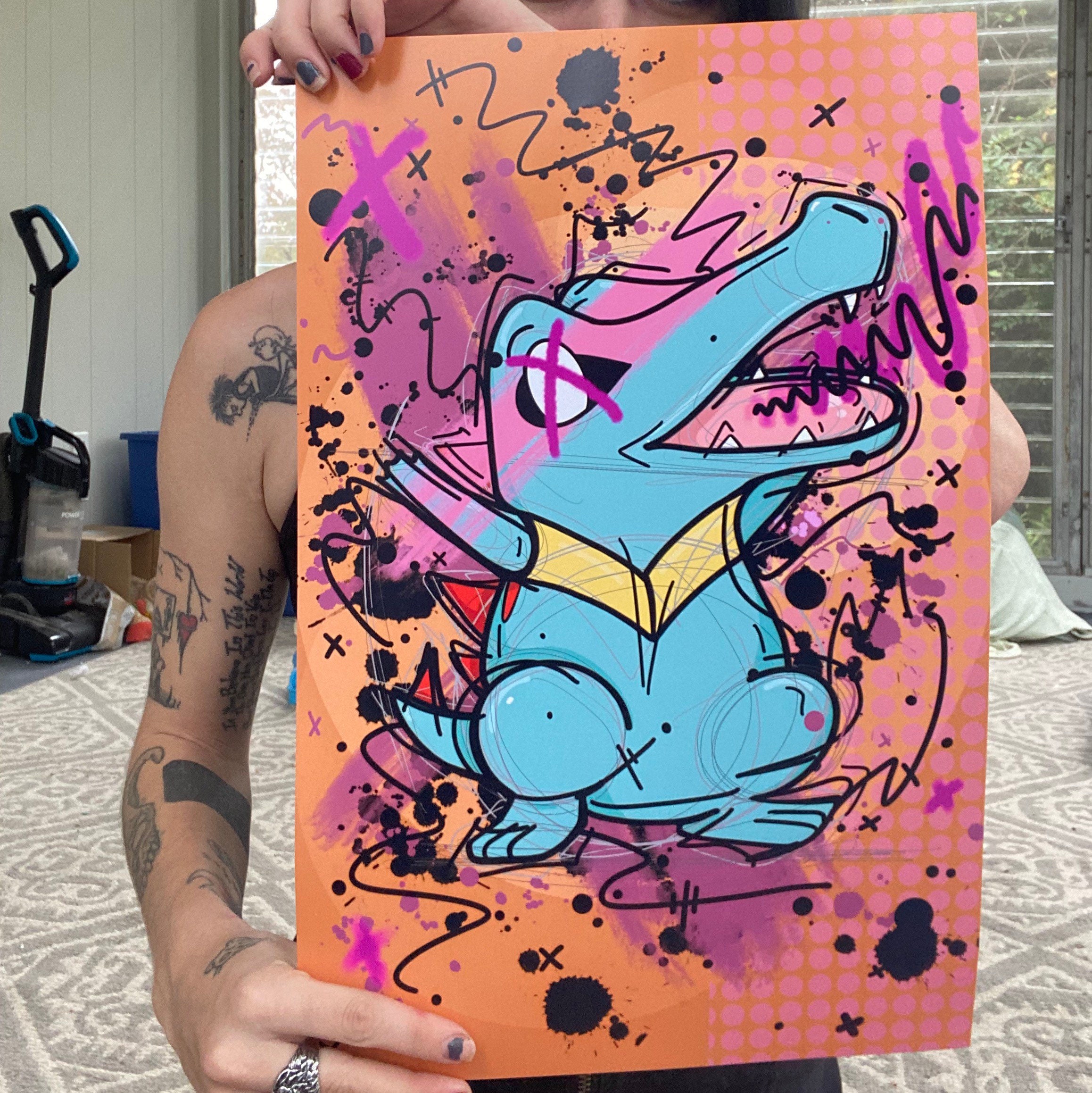 Totodile Fan Art Etsy Totodile Fan Art Etsy