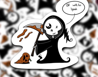 Grim Reaper Vinyl Sticker