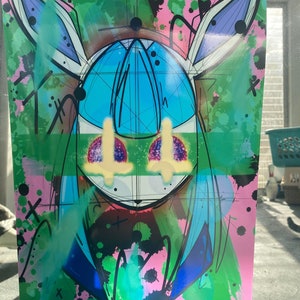 Shiny Glaceon  Glossy Art Print | Eevee-lution| Multiple Sizes