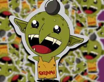 Potato Sack Goblin Vinyl Sticker