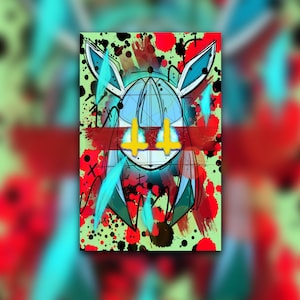 Glaceon  Luster Art Print | Eevee-lution| Multiple Sizes