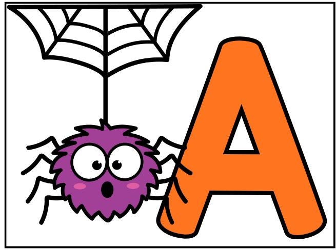 Halloween Alphabet Matching Game | Pre-k Language Center (digital ...