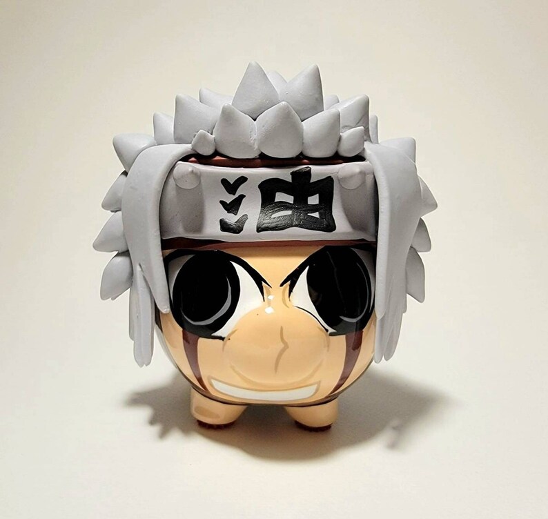 Jiraiya naruto Small Piggy Bank Etsy