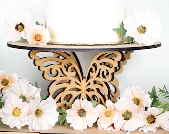 Butterfly Cake Stand | perfect for wedding decorations, birthday party cakes, butterfly theme cake decoration