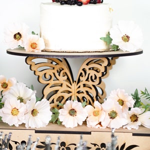 Butterfly Cake Stand | perfect for wedding decorations, birthday party cakes, butterfly theme cake decoration