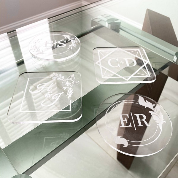 Acrylic Coasters Etsy