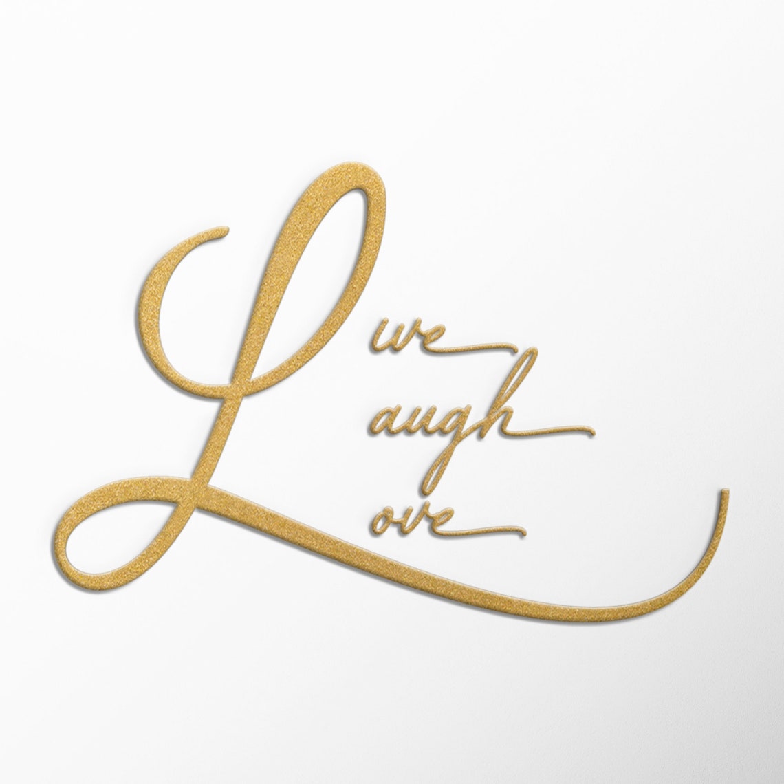 Laser Cut Live, Laugh, Love Wooden Desktop/shelf Sign On Behance