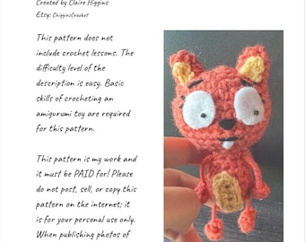 Kiff Squirrel Crochet Pattern