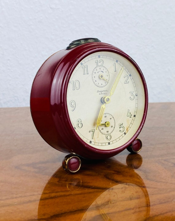 MAUTHE Reloj despertador brillante Reloj despertador con sonido Reloj de mesa con funcion de alarma Reloj despertador en diseno de la era espacial Etsy Mexico