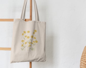 floral shopper bag
