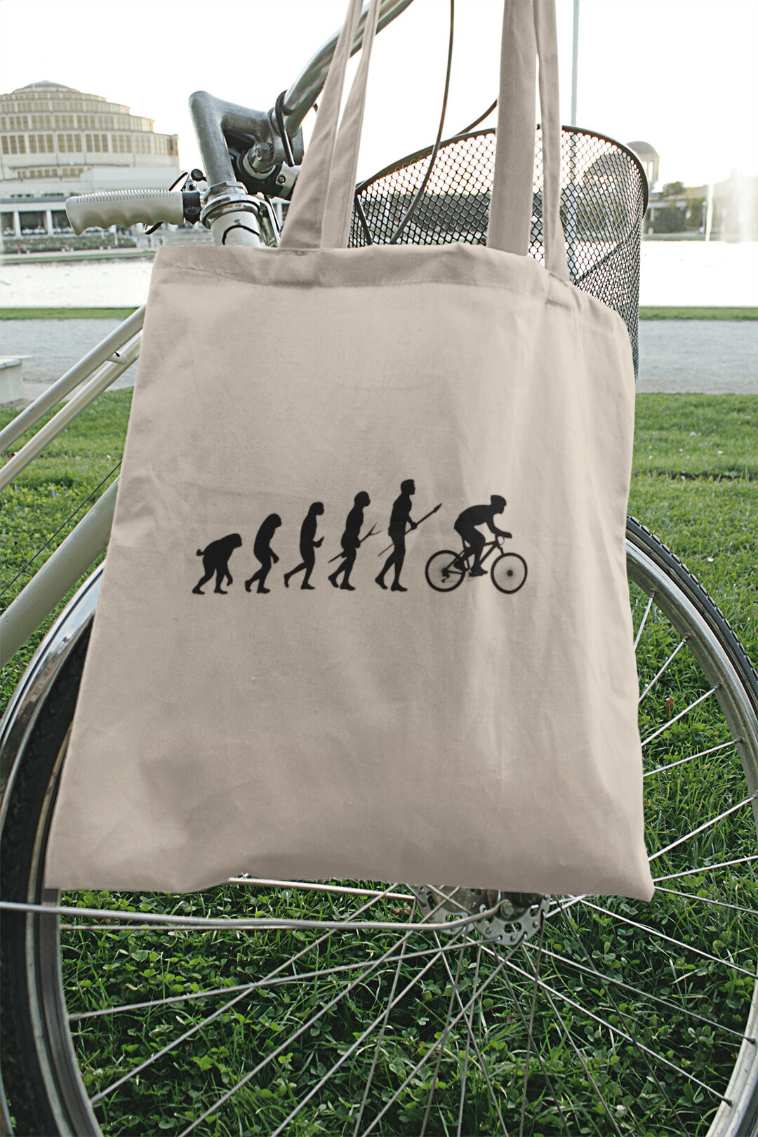 Evolution of Cycle Tote Bag Cycle Tote Gift Cycle Tote Bag Gift