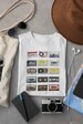 Retro Cassette Tapes Unisex T-Shirt Gift For Music Lovers White Graphic Tee Band T Shirt 80s Retro Gifts 