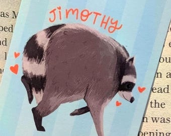 Jimothy Bookmark | Bookish Gift, Bookworm, Book accessories, Page holder, Librarian Gift, Reader Gift