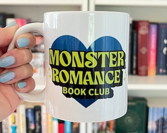 Monster Romance Book Club Mug | Bookish Mug, Bookish Gift, Bookworm, Librarian Gift
