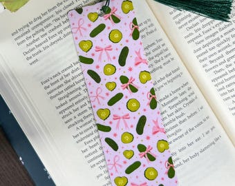 Pickle Girly Bookmark | Pickles, Bookish Gift, Bookworm, Book accessories, Page holder, Librarian Gift, Reader Gift