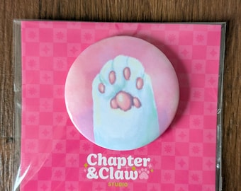 Magic Beans Cat Button Fridge Magnet