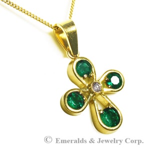 18K Saudi Gold Necklace with Cross Pendant – Royal Gem