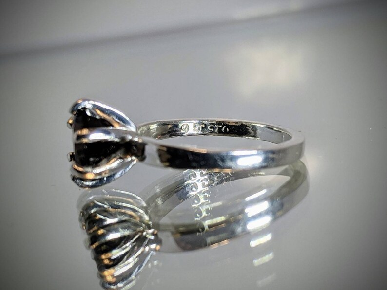 Smoky Quartz Solitaire