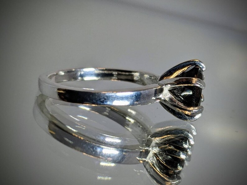 Smoky Quartz Solitaire