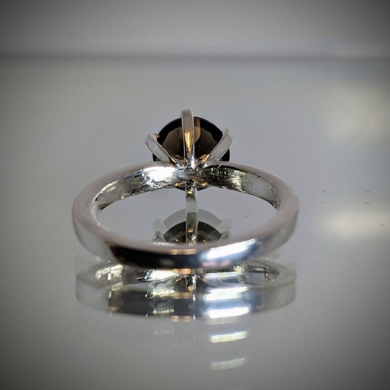 Smoky Quartz Solitaire