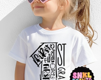 1st Grade T-shirt, 1st Grade Teacher Shirt, First Grade Tshirt, Back to School 1st Grade Tee, First Day of School Shirt, First Grade Kids
