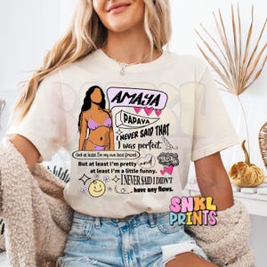 Love Island Amaya Affirmation Shirt, Funny Self Love Tee, At Least I'm Pretty T-Shirt, Viral Mirror Quote Shirt, Reality TV Graphic Tee