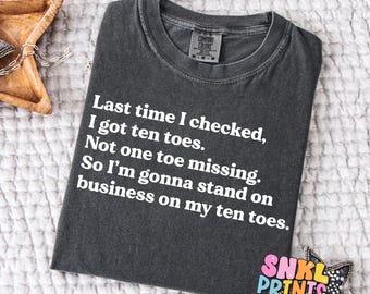 Ten Toes Down Shirt, Amaya Quote Tee, Love Island USA Shirt, Stand on Business Tee, Funny Amaya Papaya, Viral  Shirt Meme, Comfort Colors