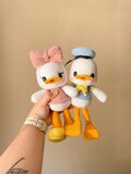Donuts and Margareth, the ducks | Amigurumi Crochet Pattern by Linhas de Algod\u00e3o - PORTUGU\u00caS, ENGLISH and ESPA\u00d1OL. Instant Download. product logo