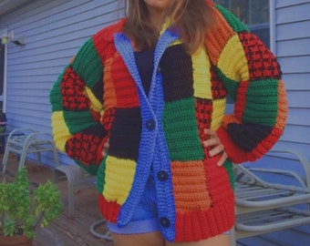 Inspired Crocheted Cardigan